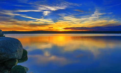 Sunset in Mauritius